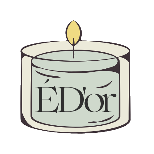 eclorador made in calgary canada fragrance latte candles logo